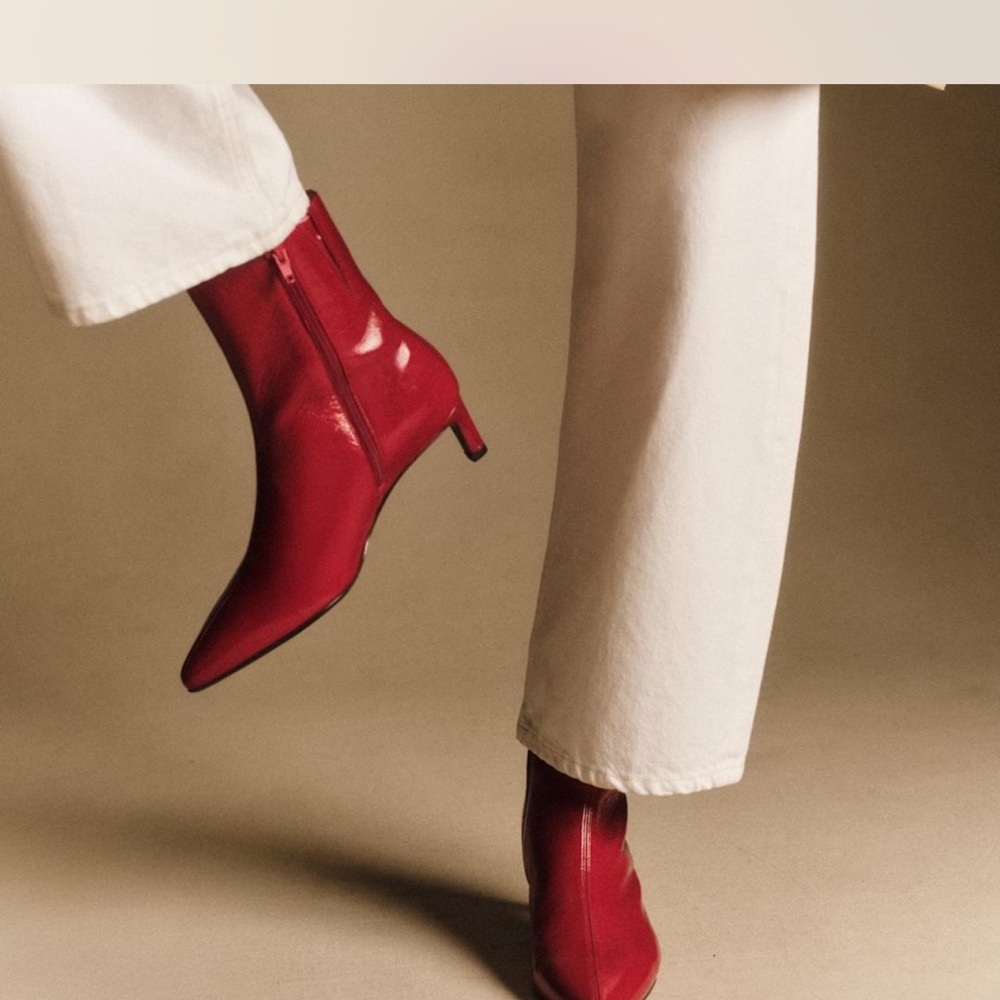 Sezane red boots - Picture 3 of 7
